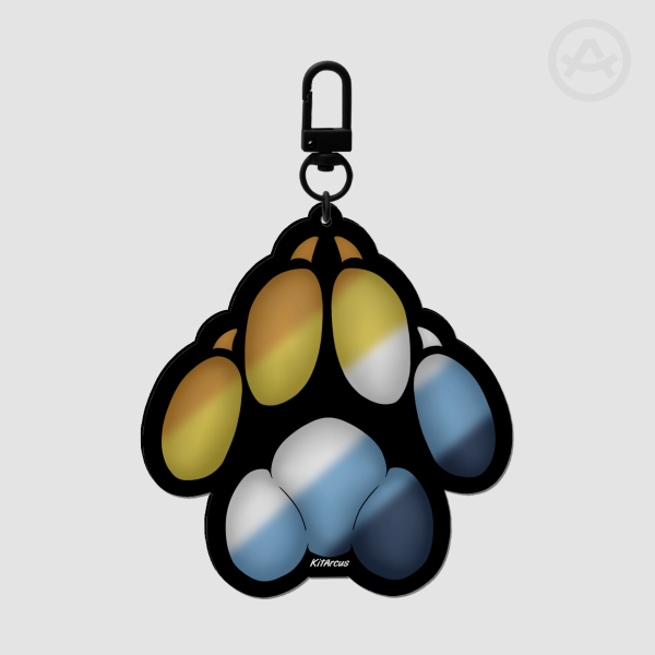 AroAce Pride Pawprint