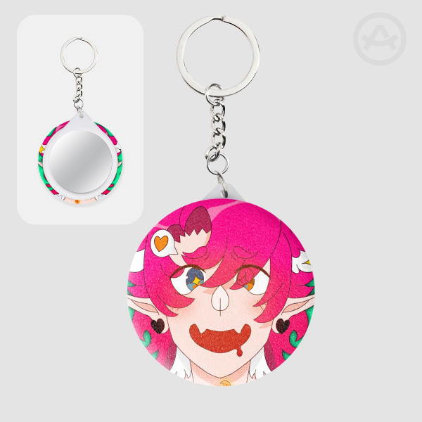 (LIMITED) 2K Celebration Plush Badge Mirror Keychain