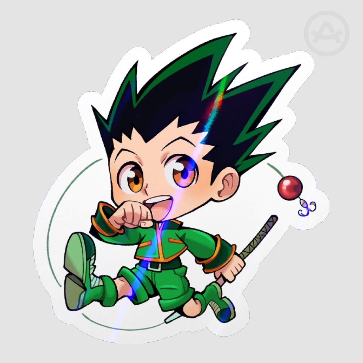 HXH Gon holosticker