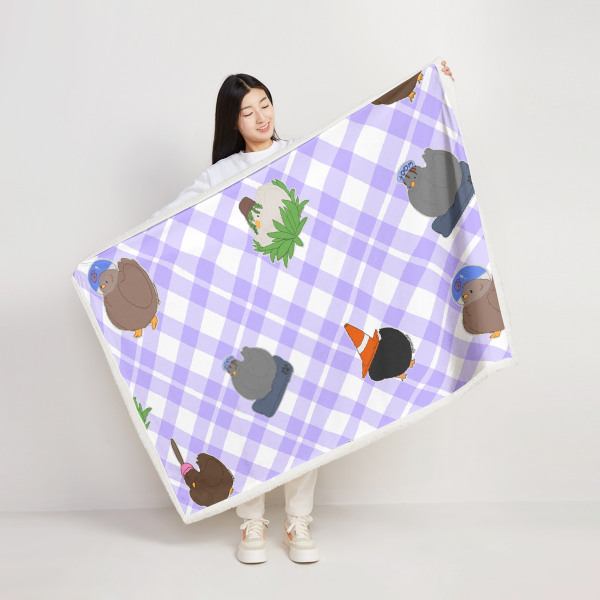 Chicken with Hats Blanket