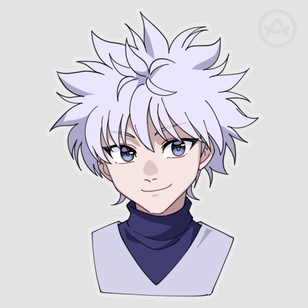 Killua Clear Vinyl Sticker