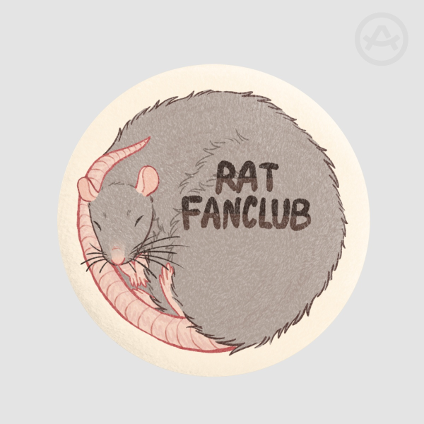 Rat fanclub! — Plush Badge