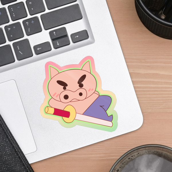 Buriburizaemon Colored Sticker