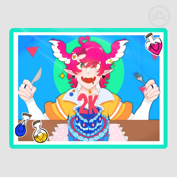 (LIMITAED) 2K celebration sticker
