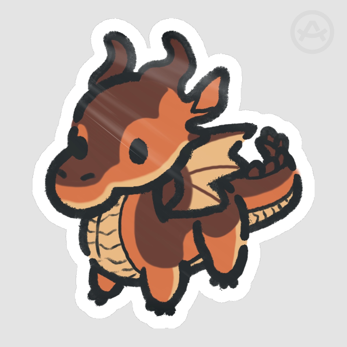 Clay Sticker