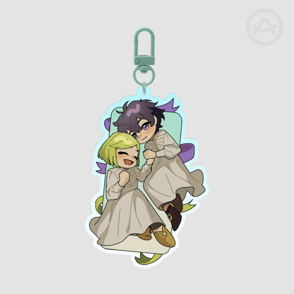 Coco and Agott Keychain