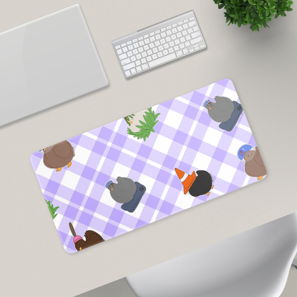 Chickens with Hats Desk Pad
