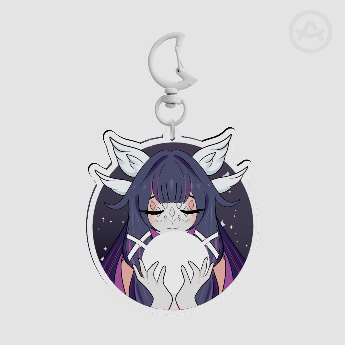 Columbina genshin impact acrylic keychain