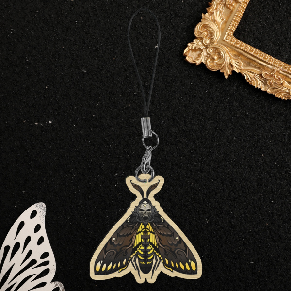 Death Moth Keychain