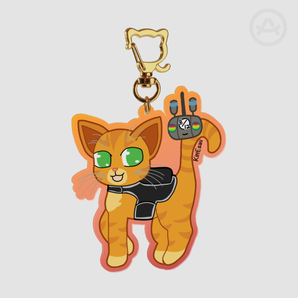 Stray Cat Keychain