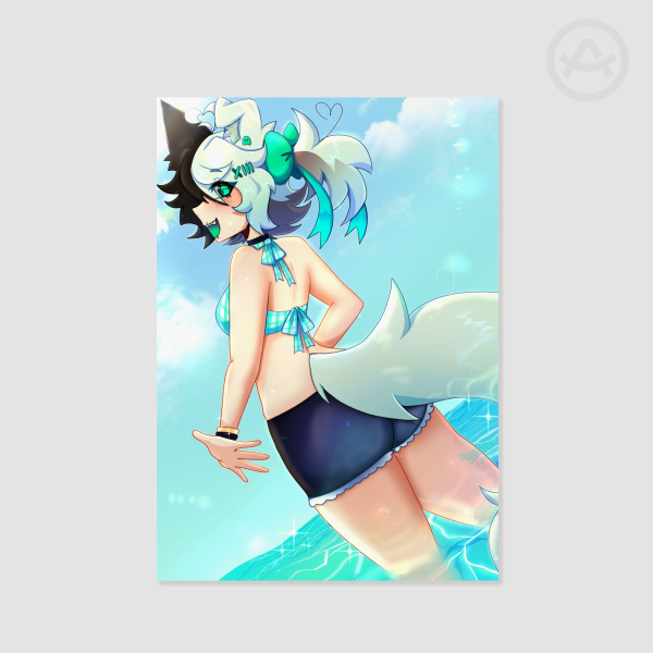 Beach cas print