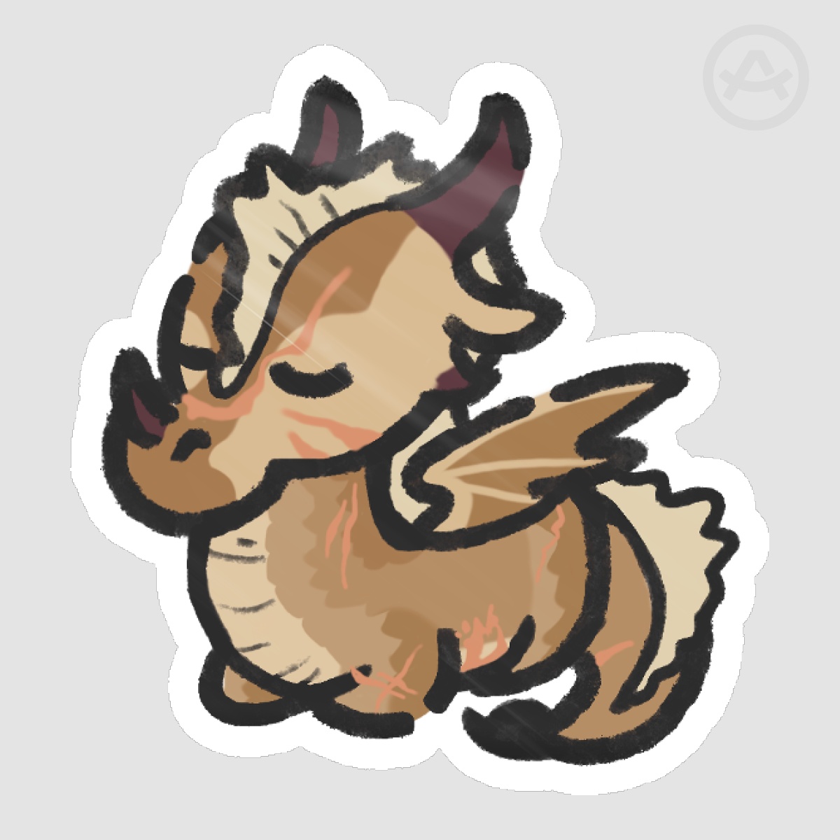 Burn Sticker