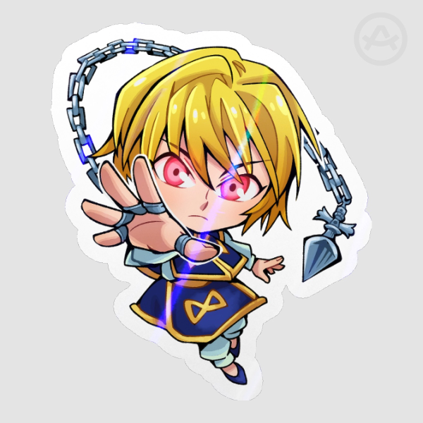 HXH Kurapika holo sticker