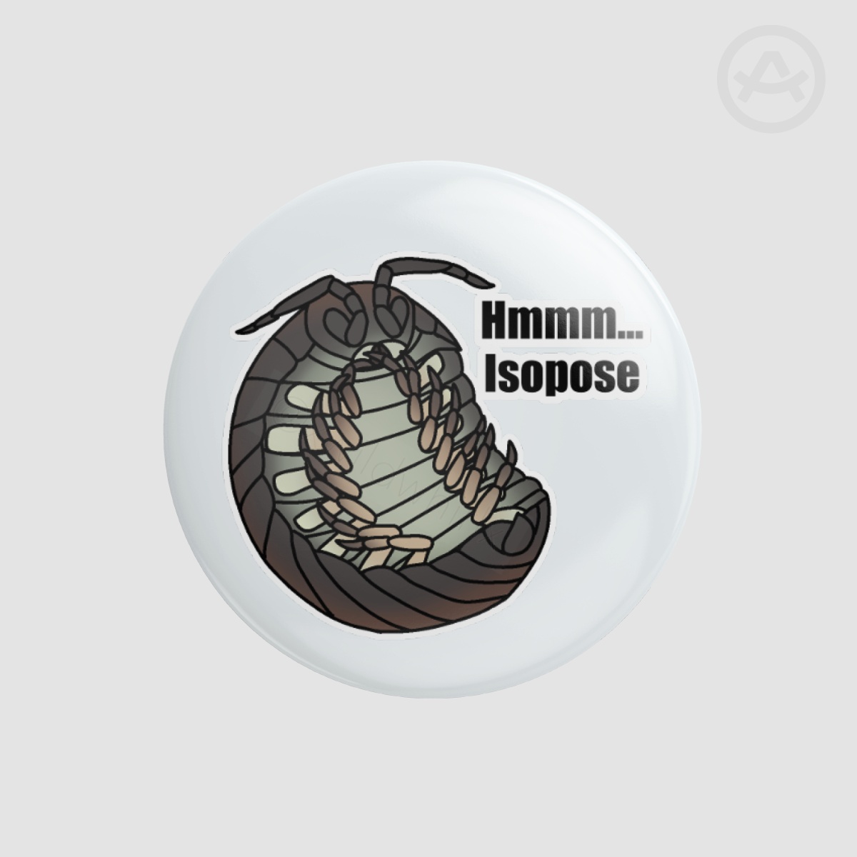 Isopod Round Badges (Button Pins)