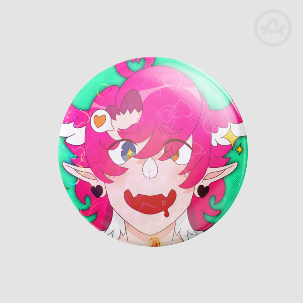 (LIMITED) 2K Ecci Celebration Badge (heart gloss)