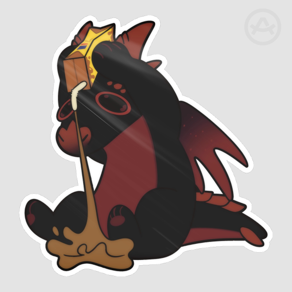 Valkoor Spill Sticker (medium)