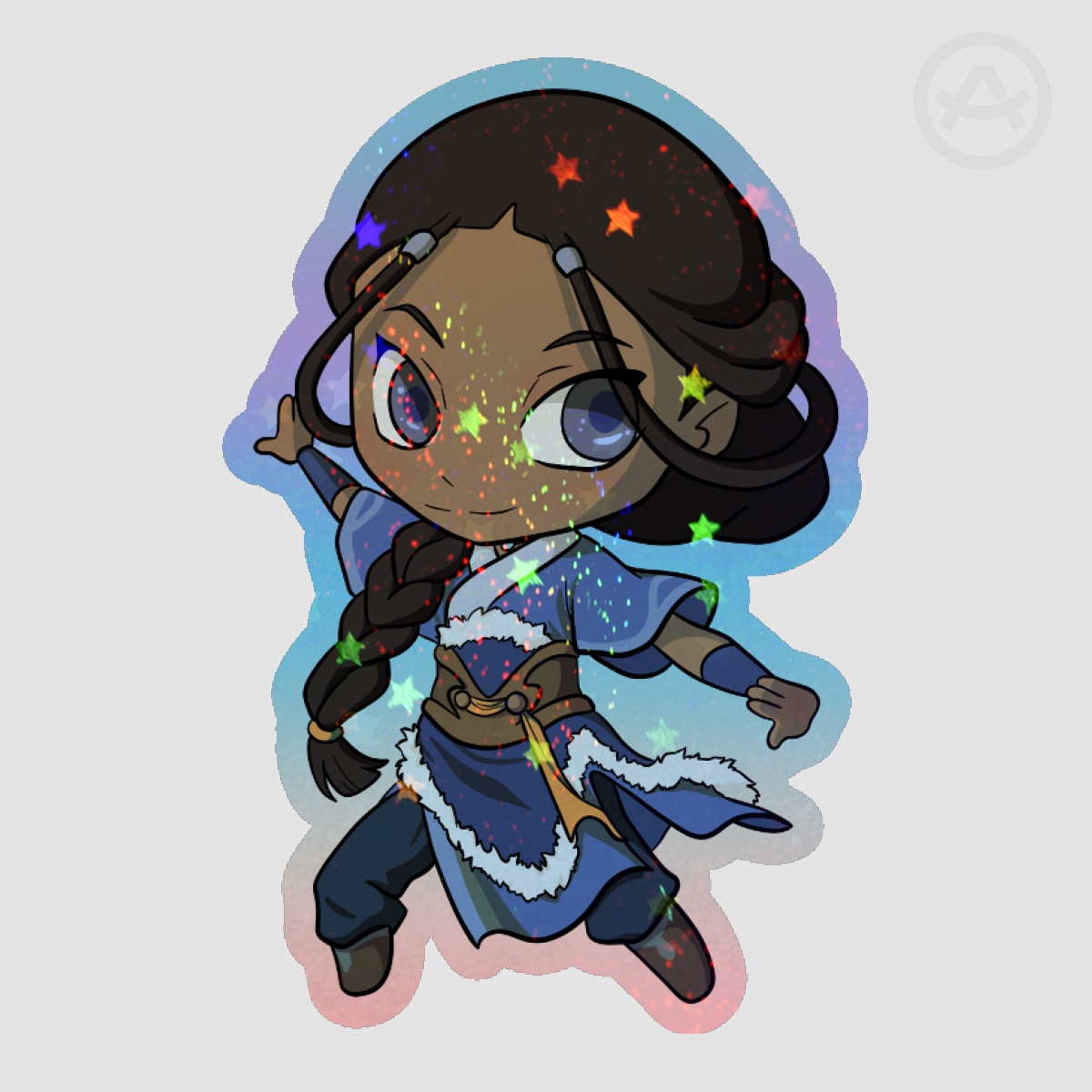Katara Die Cut Sticker