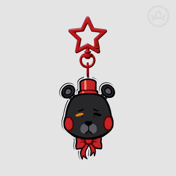 Lefty Keychain