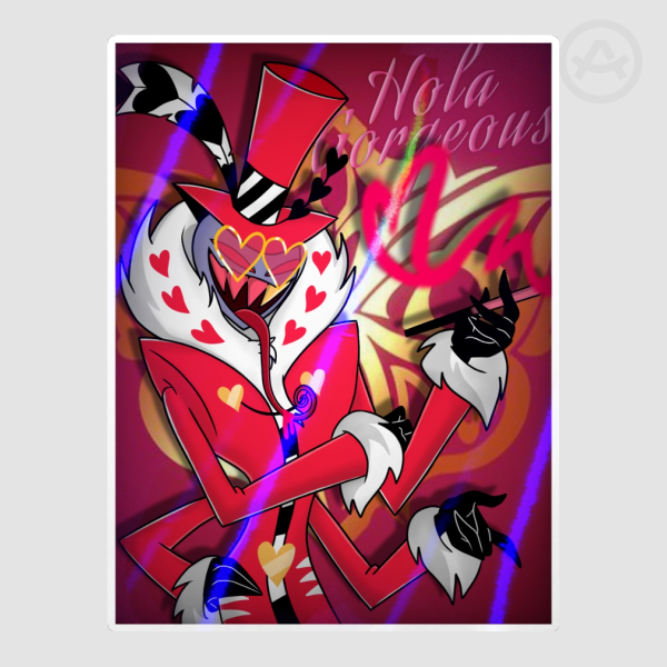 Valentino poster - Sticker