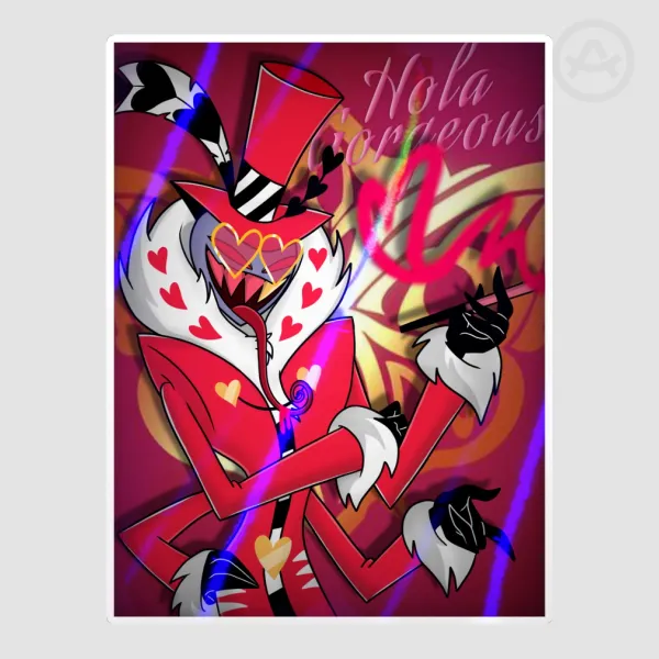 Valentino poster - Sticker