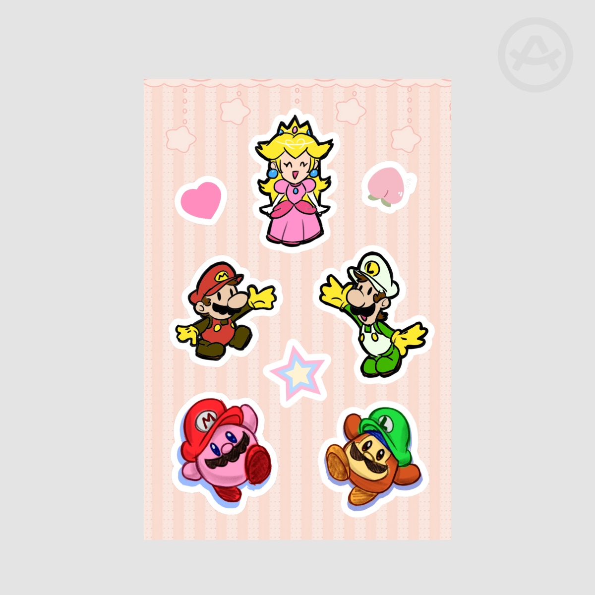 Super Stars Stickers Sheet