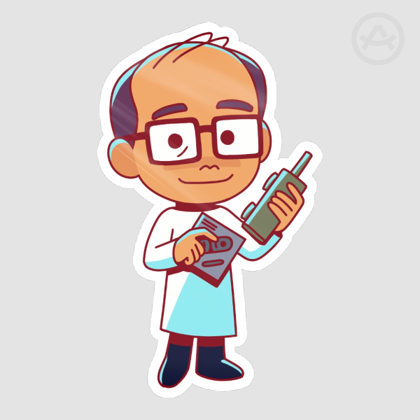 Doctor 8 Sticker