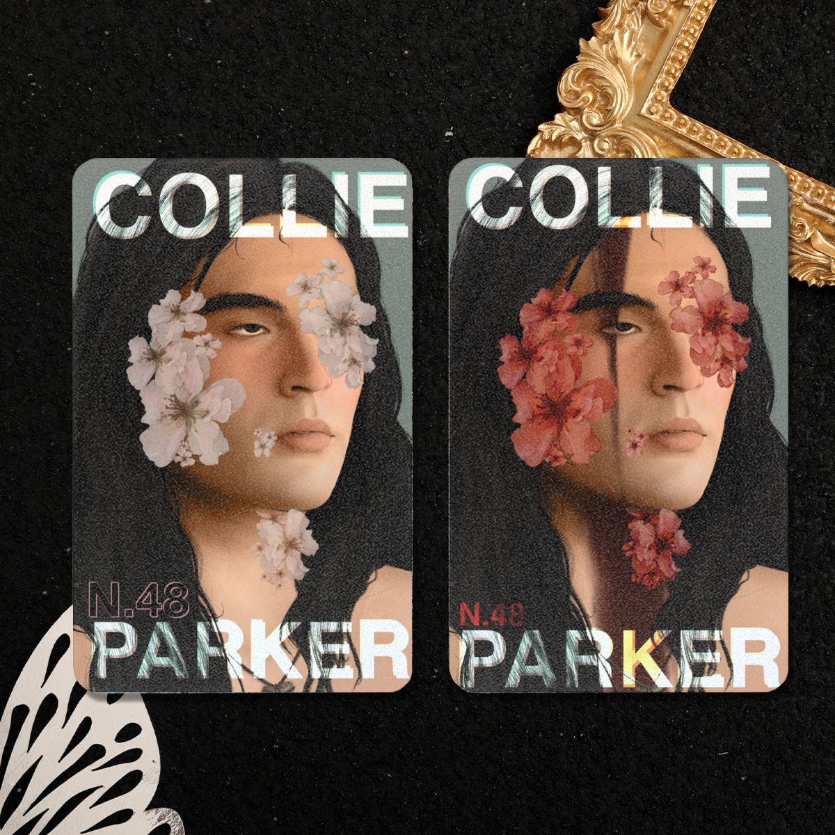 Collie Parker Holographic Photocards