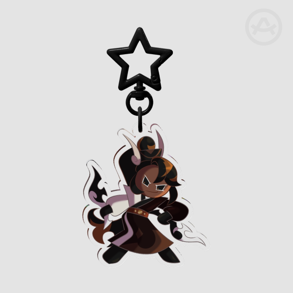 Caramel Arrow Cookie - Acrylic Keychain