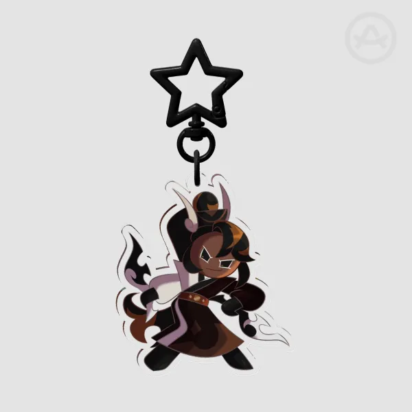 Caramel Arrow Cookie - Acrylic Keychain