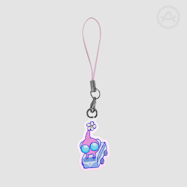 Pink Pikmin (Keychain)