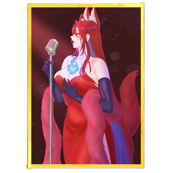 She-wolf ERB Art Boards with Gold-edged - 5.8" x8.3"(148x210mm)