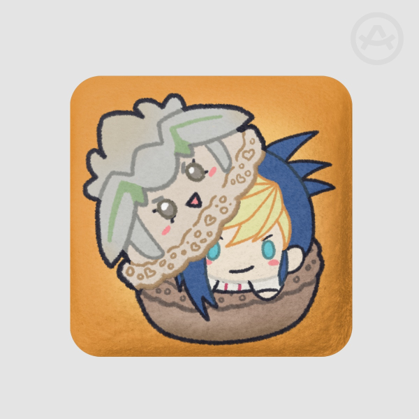 Macaron Plush Badge - Yugo