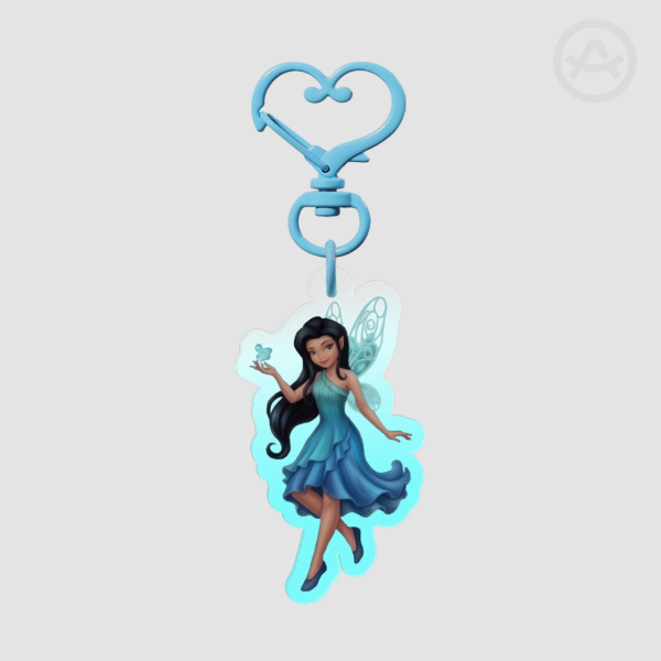 Silvermist Water Fairy from Tinkerbell Friends Keychain