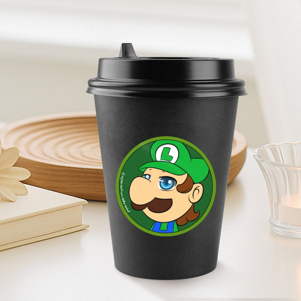 Luigi Glossy Sticker