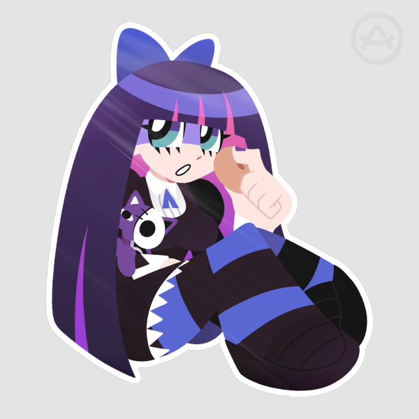 Stocking Anarchy Die Cut Sticker