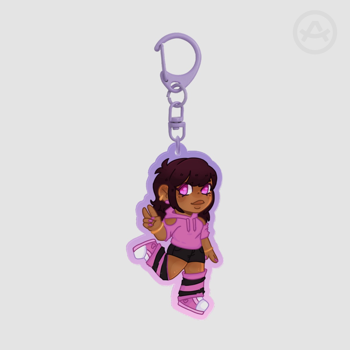 Ava Acrylic Keychain