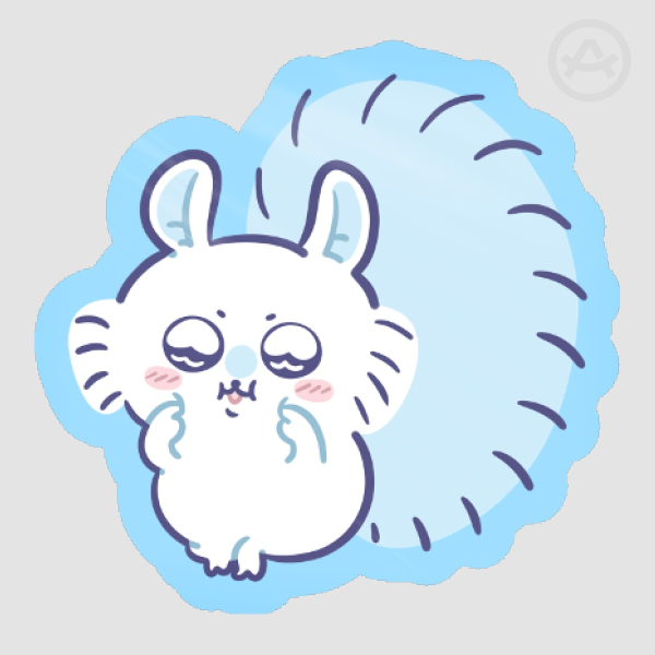 Momonga Glossy Sticker