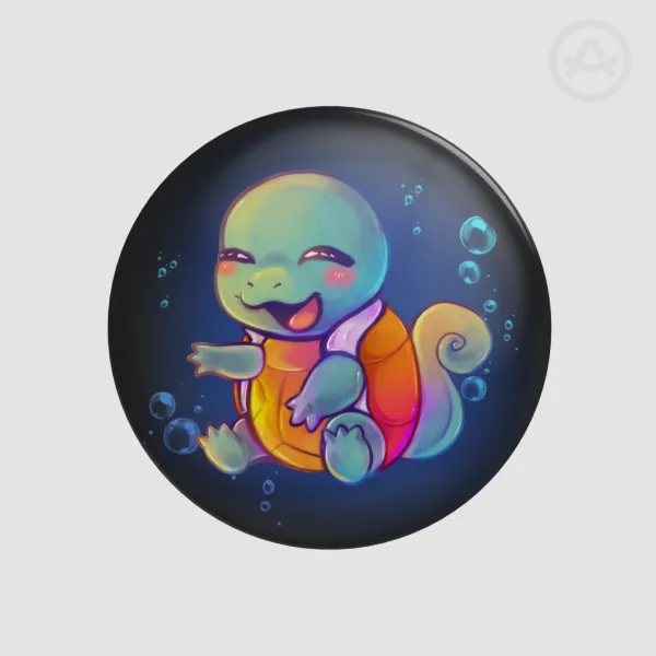 Squirtle Button Pin