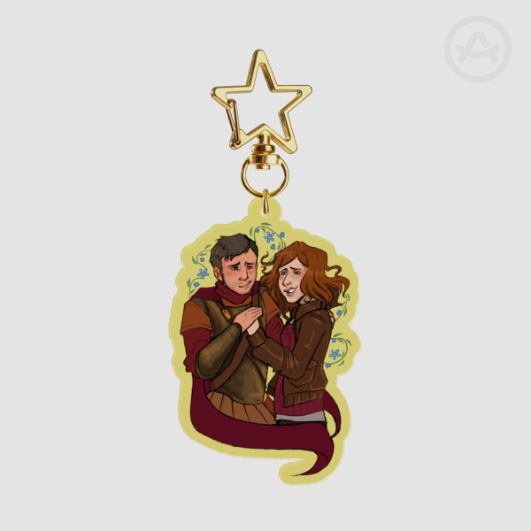Doctor Who : Amy and Rory Keychain