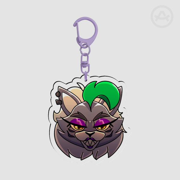 Roxy/ Roxanne Wolf Keychains