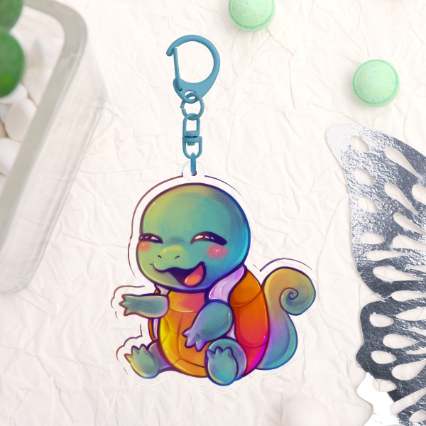 Squirtle Acrylic Keychain