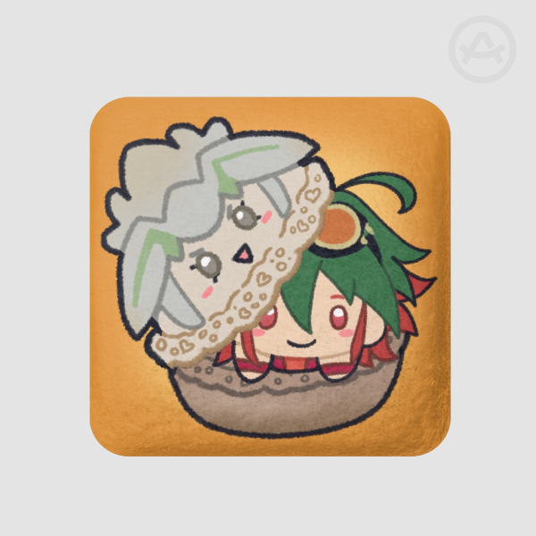Macaron Plush Badge - Yuya