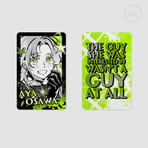Photocard || Green Yuri Aya