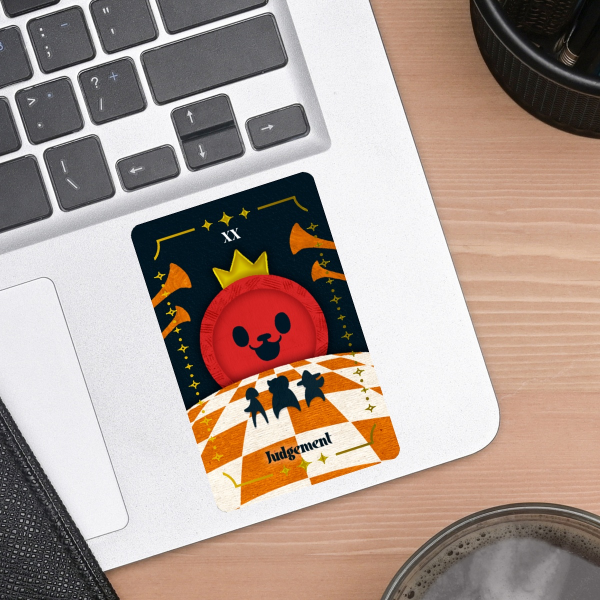 Judgement: K. Round ✦ Foil Stamped Sticker