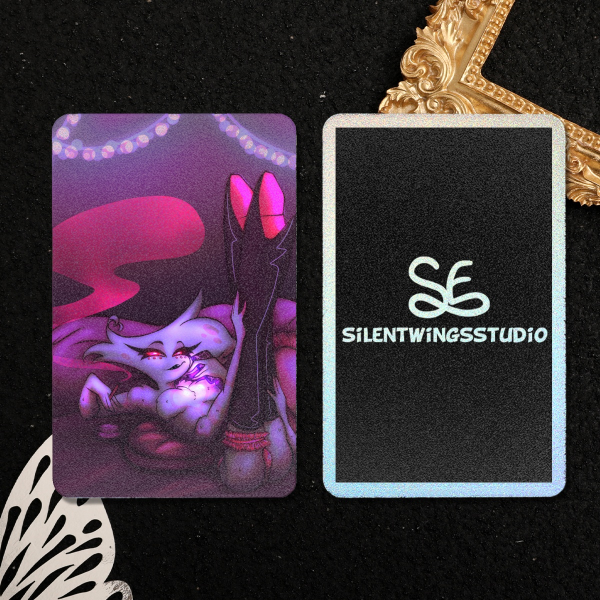 Poison Party Pin-up Holographic Photocards