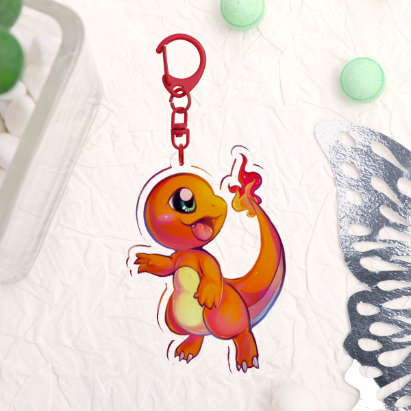 Charmander Acrylic Keychain