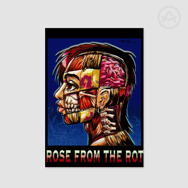 Poster “ROSE FROM THE ROT” early version