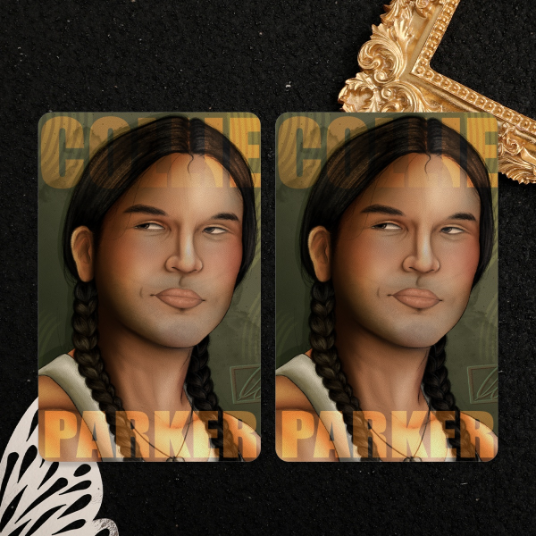 Collie Parker Braids Holographic Photocard