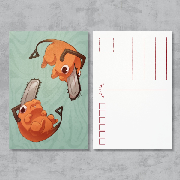 Pochita Postcards