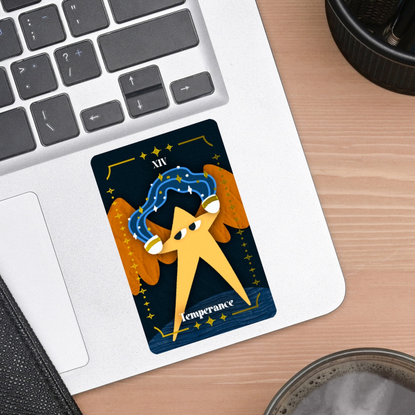 Temperance: Starwalker ✦ Foil Stamped Sticker